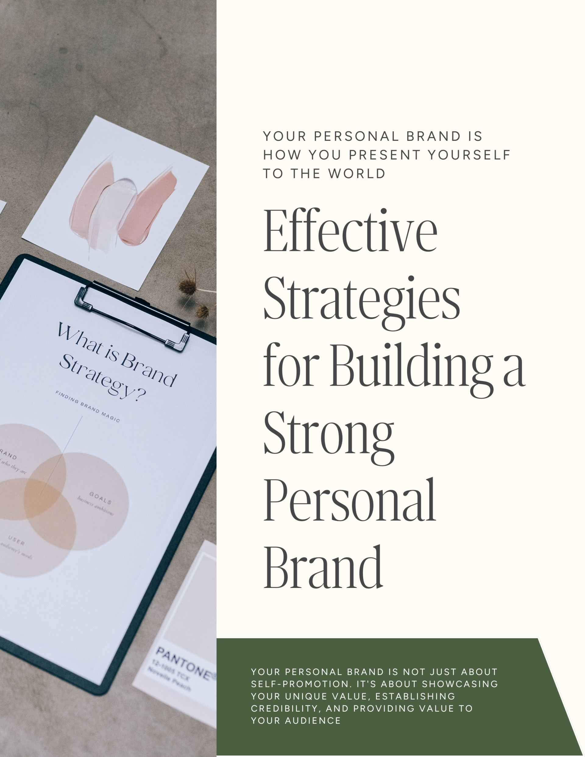Effective Strategies for Building a Strong Personal Brand