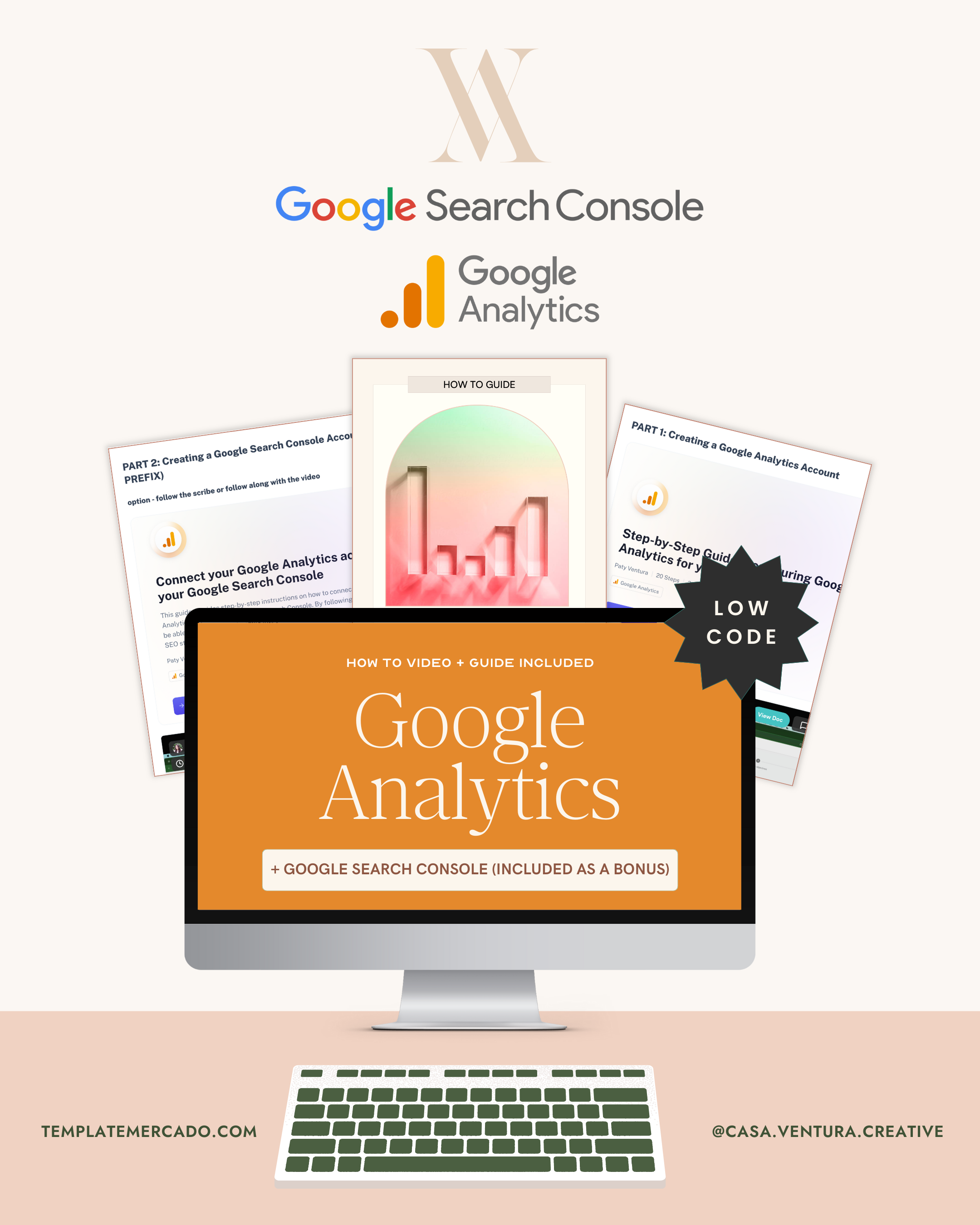 How To Guide: Google Analytics & Search Console – with Training Video (Step by Step Text & Photos Included) - templatemercado